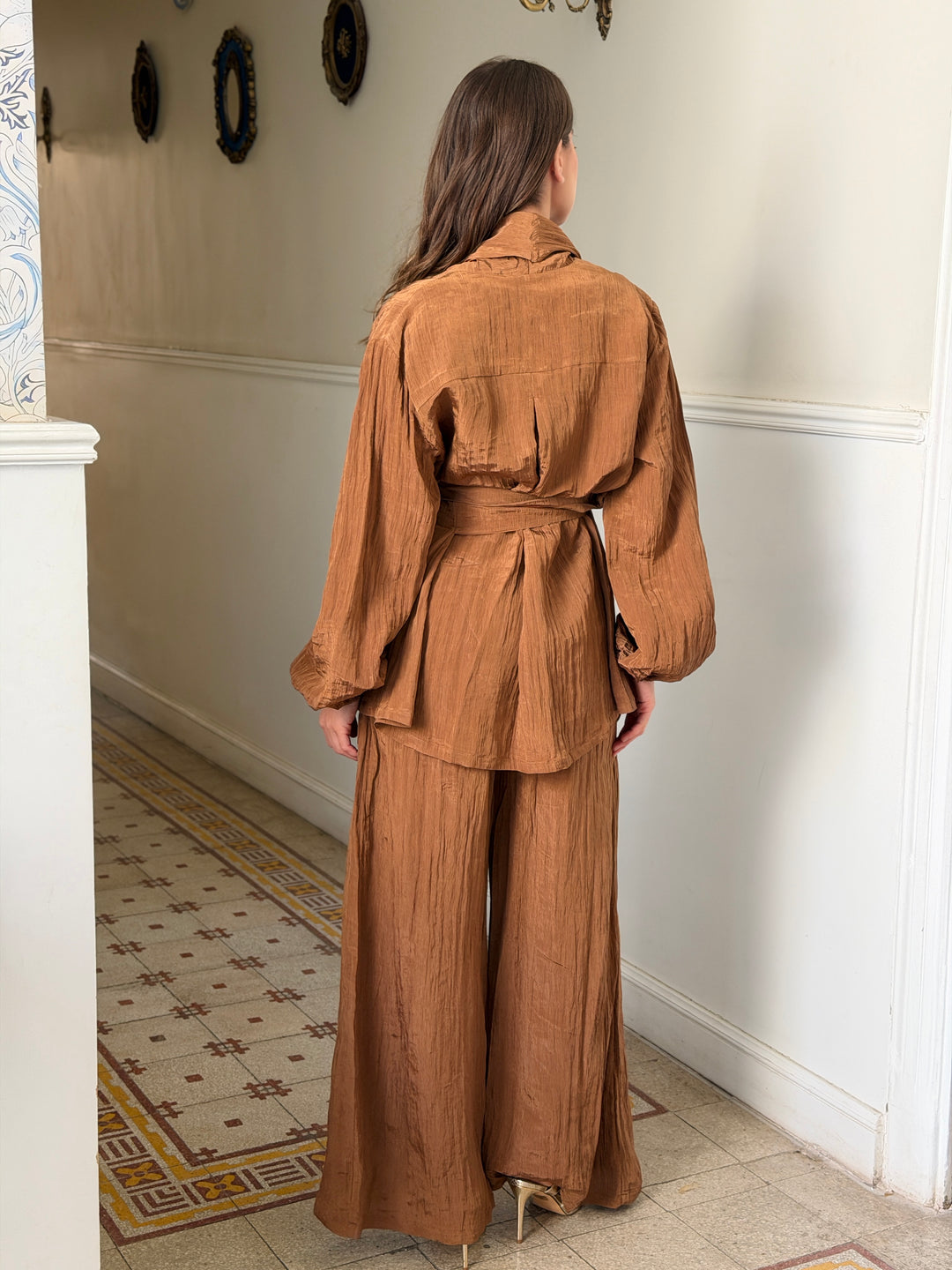 Moon veil set - Light brown