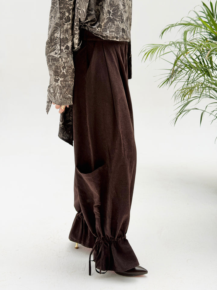 Brown Sandwash Pants