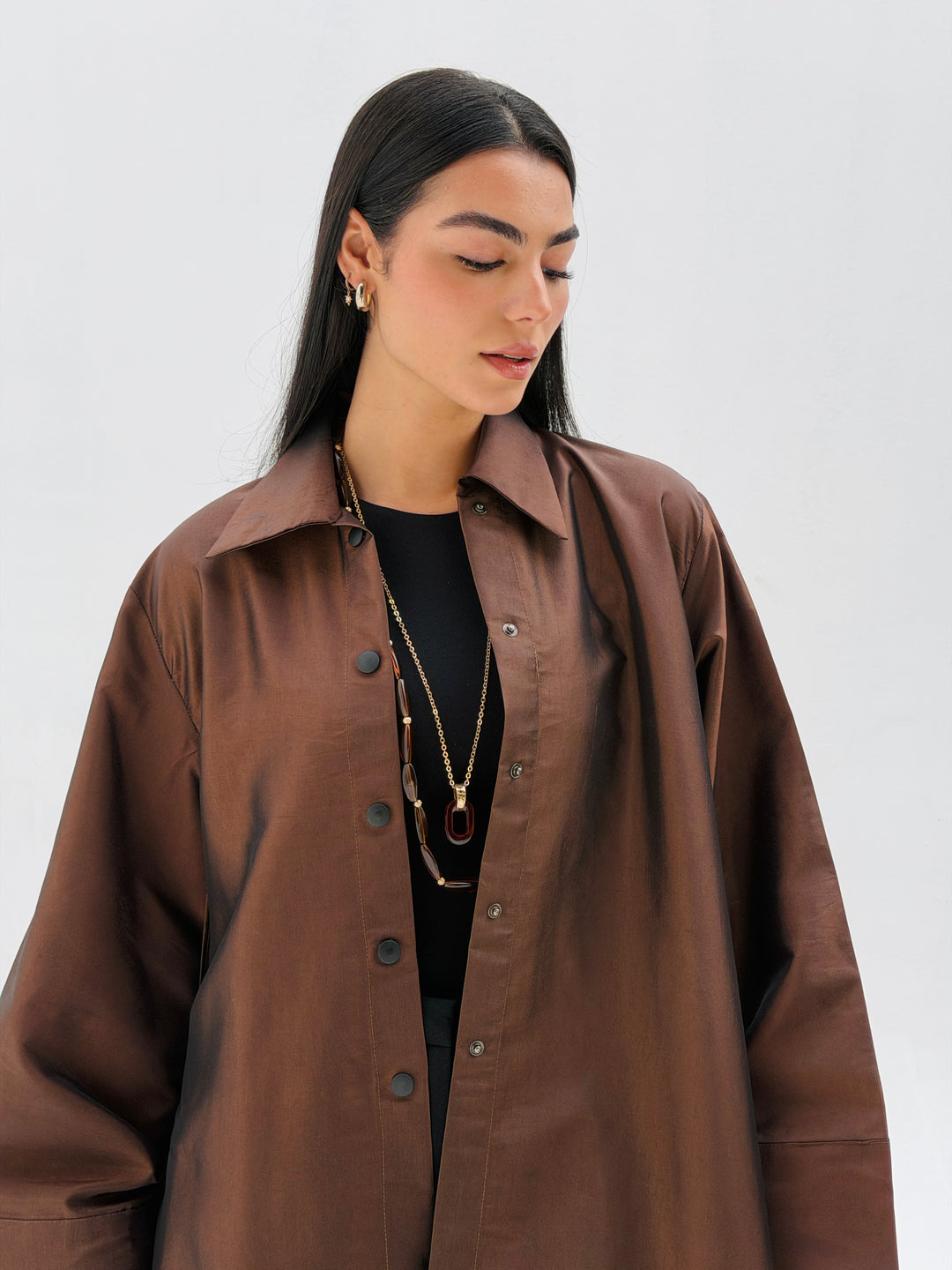 Nayla Shirt -Brown