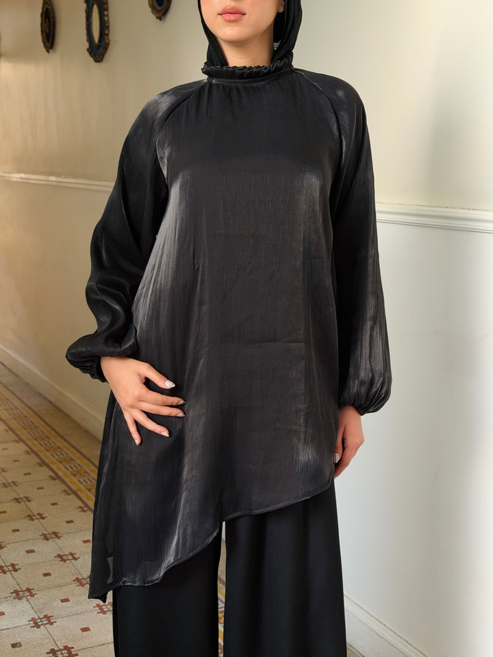 Ivory top - black
