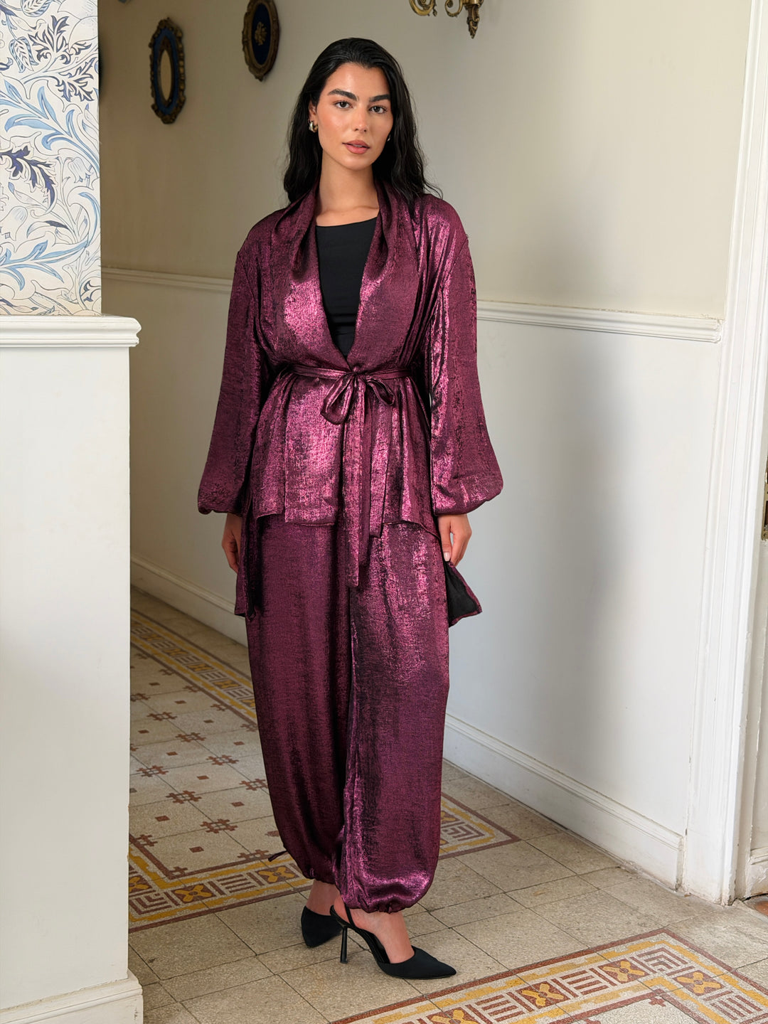 pearl set - purple