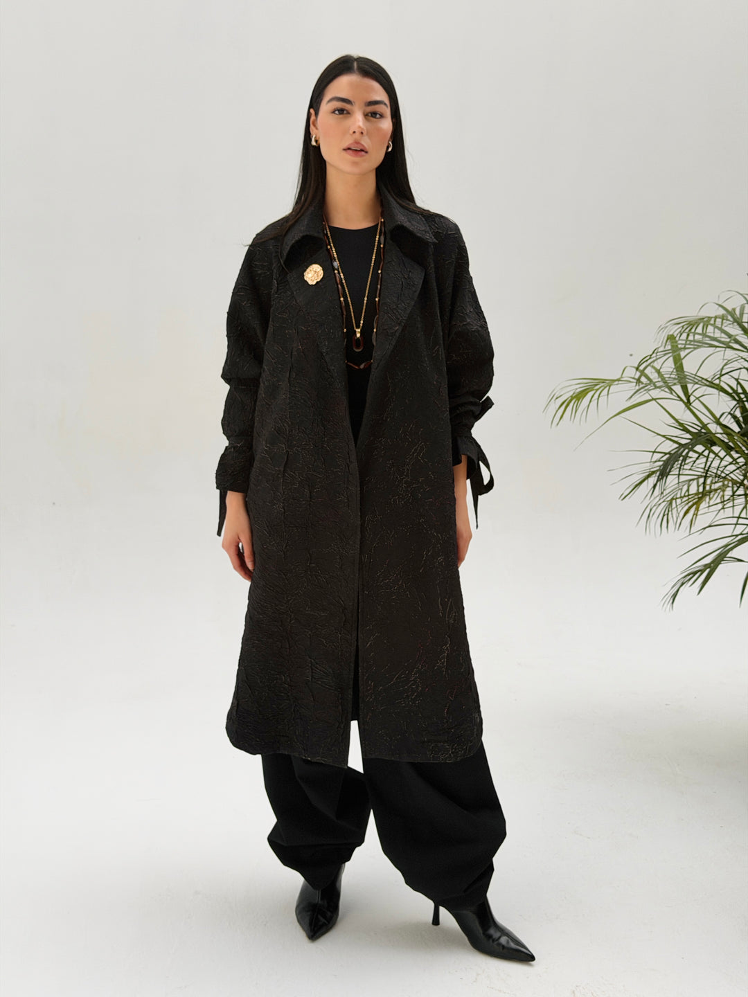 Yalina Long shirt - black