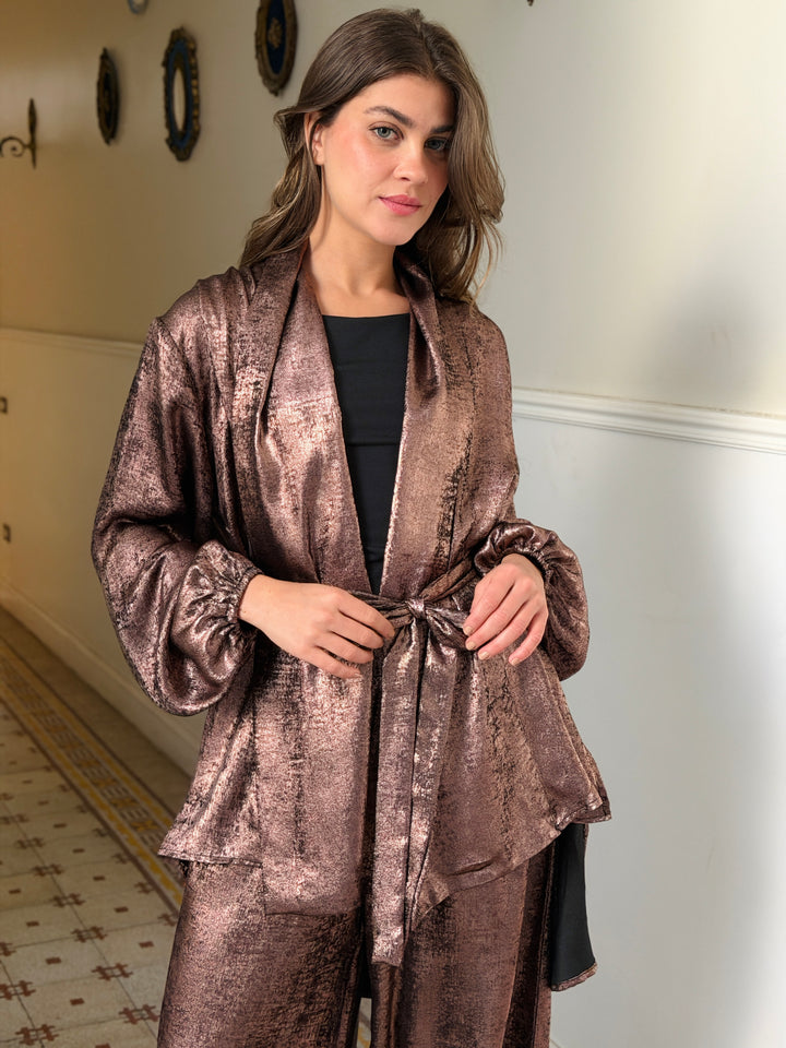 pearl set - Metallic mauve