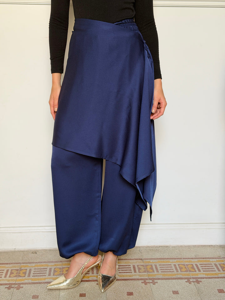 Pants with extension - Blue