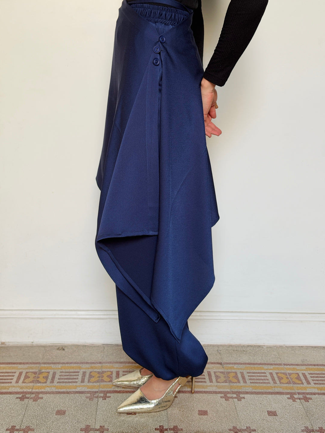 Pants with extension - Blue