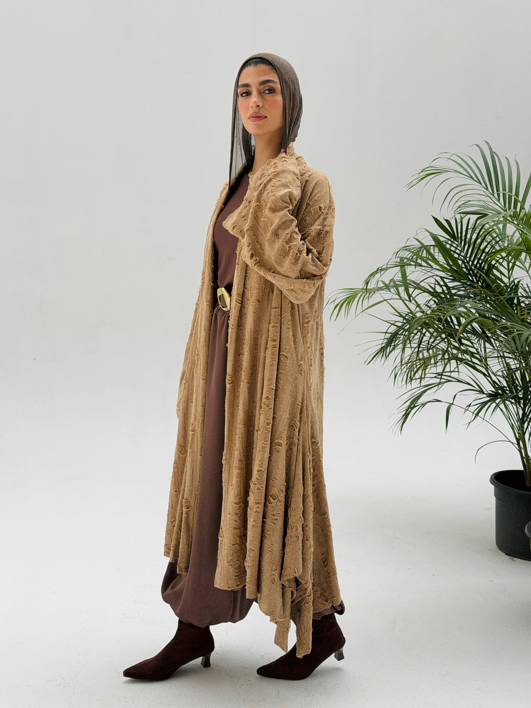 Dimond kimono- beige