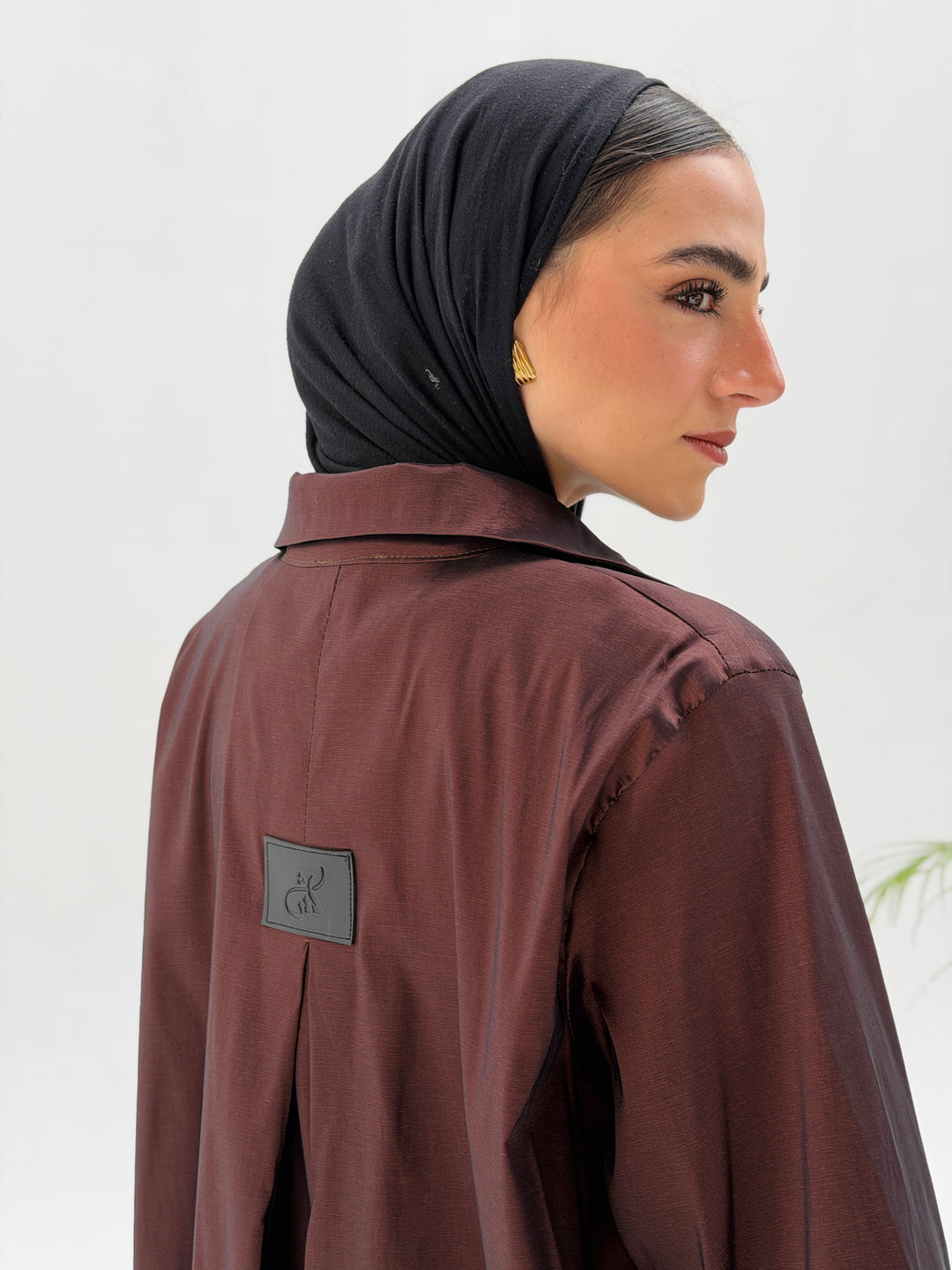 Nayla Shirt -Dark brown