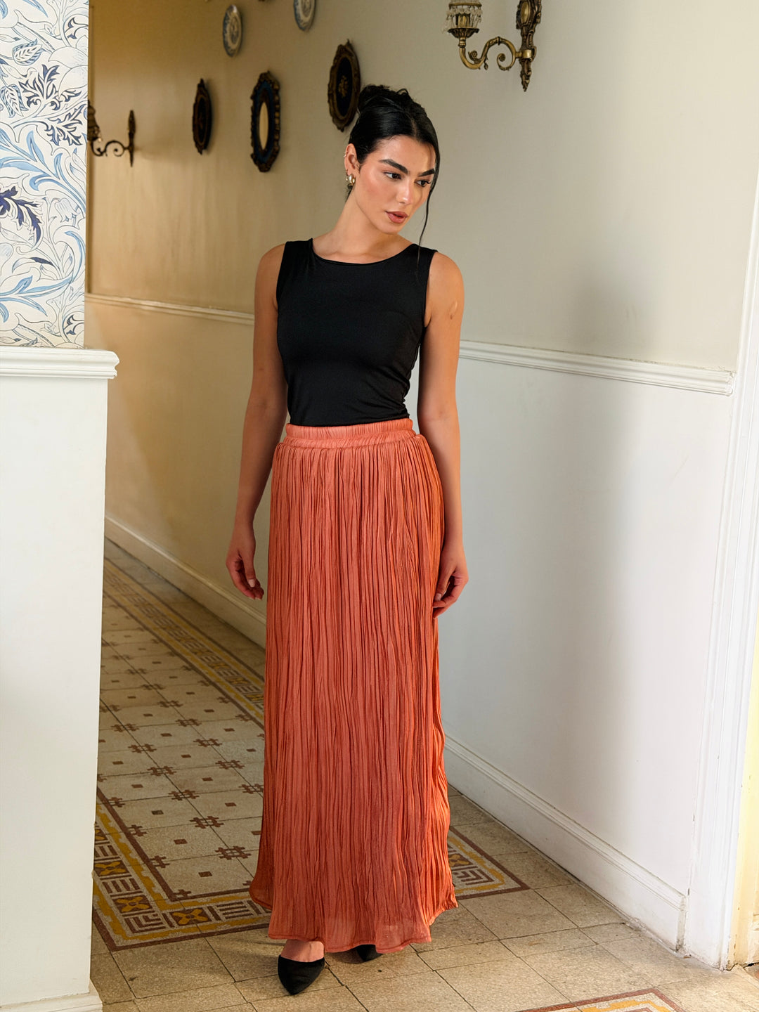 Chiffon sparkling skirt - Simon
