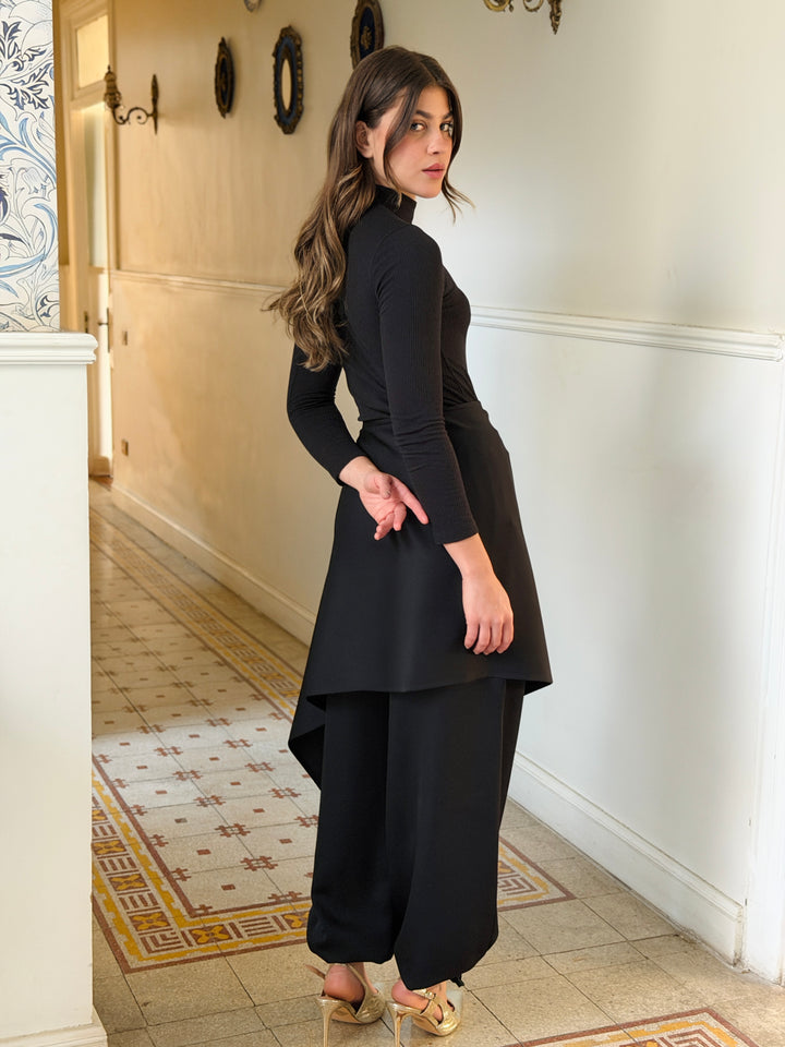 Pants with extension - Black