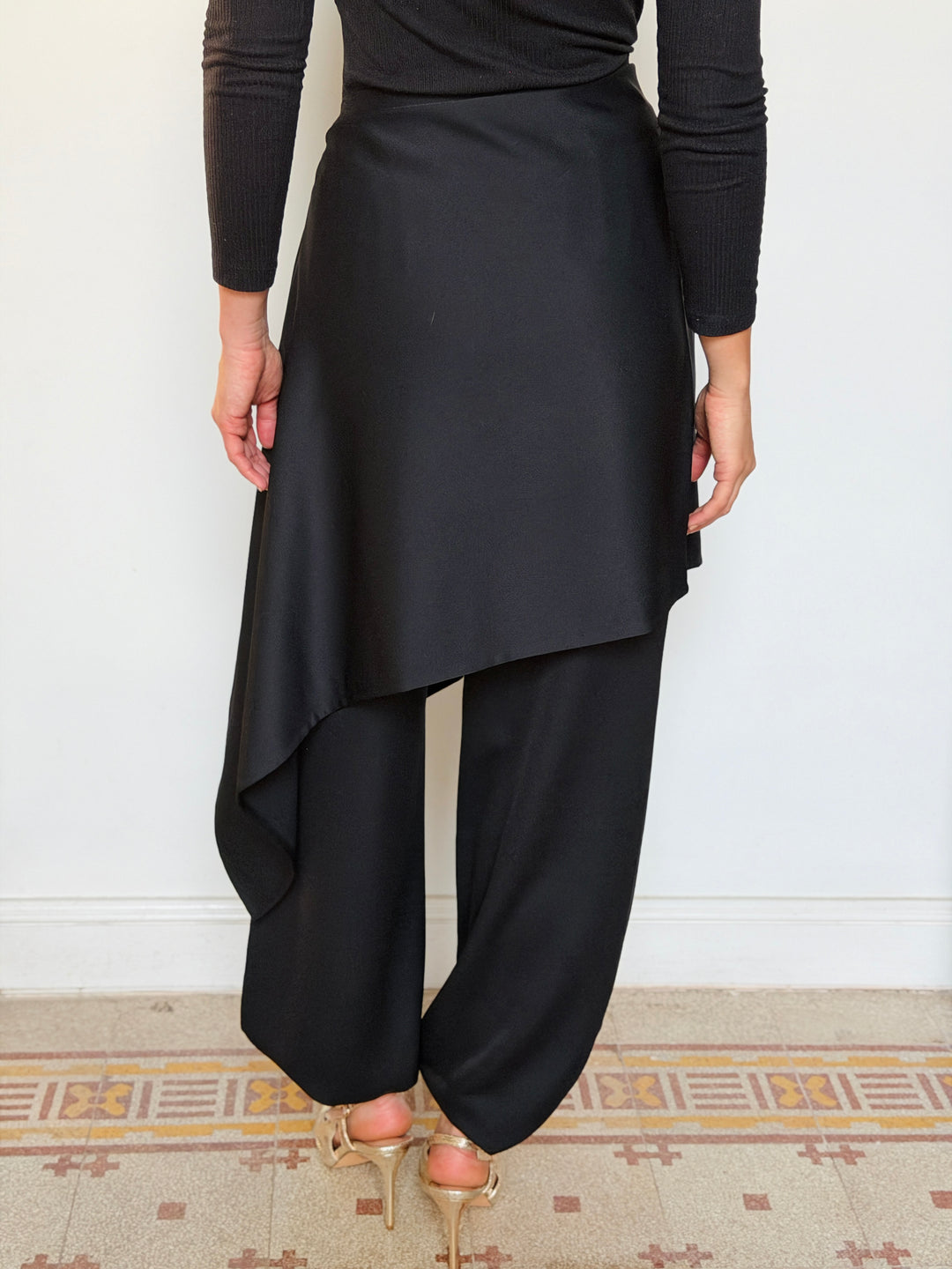 Pants with extension - Black
