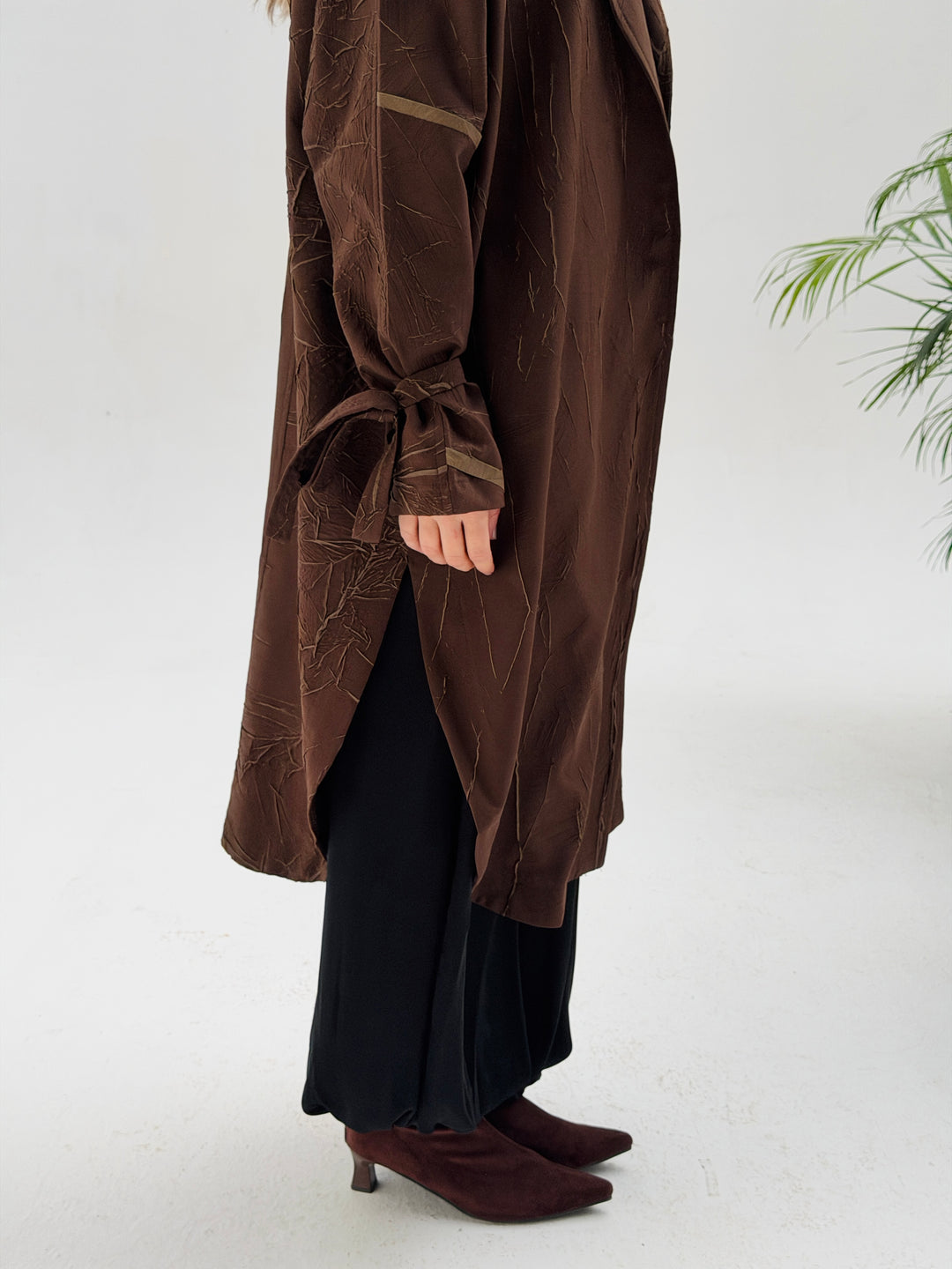 Yalina Long shirt - Brown