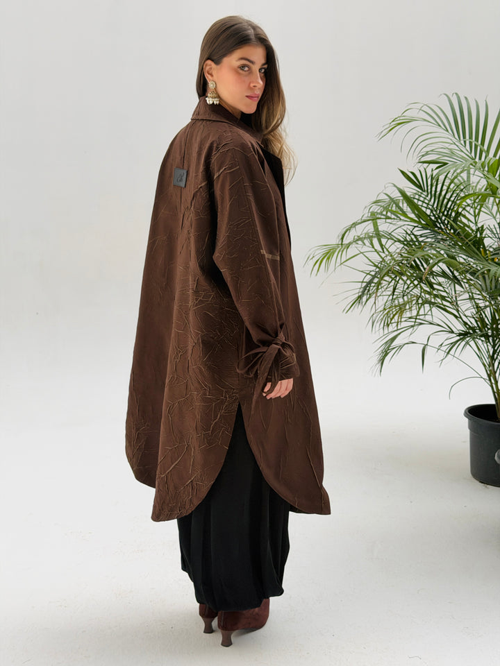 Yalina Long shirt - Brown