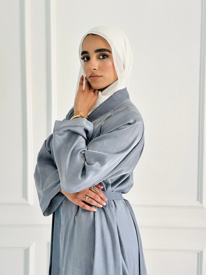 shimmer kimono - Drak gray