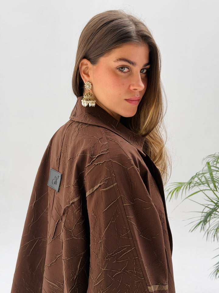 Yalina Long shirt - Brown