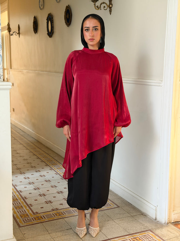 Ivory top - Red