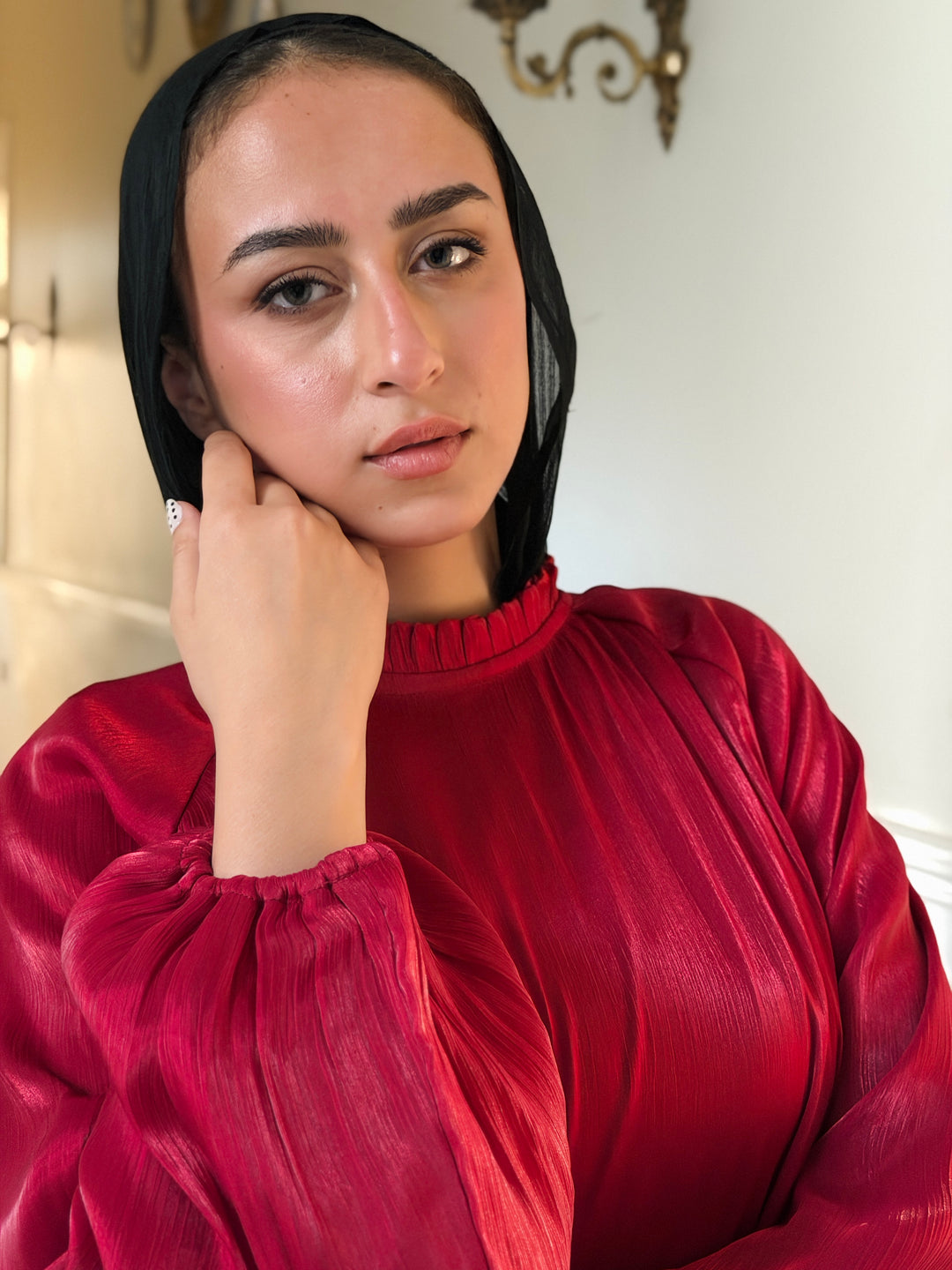 Ivory top - Red