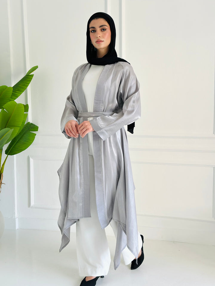 Shimmer kimono - gray