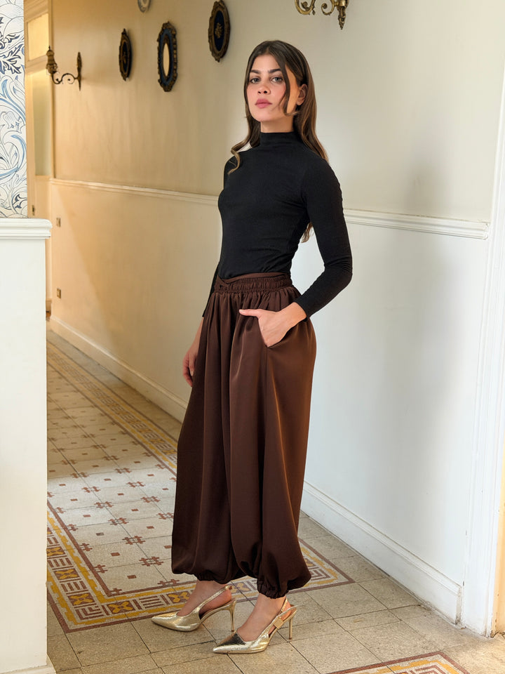Balloon Pants - Brown