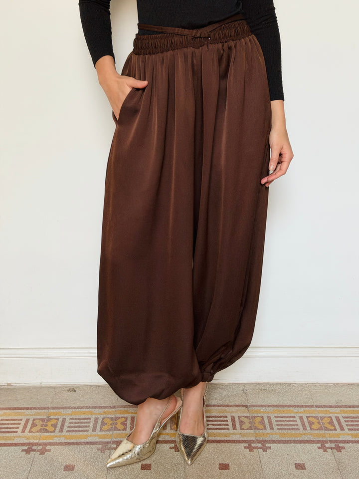 Balloon Pants - Brown