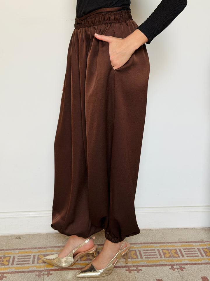 Balloon Pants - Brown