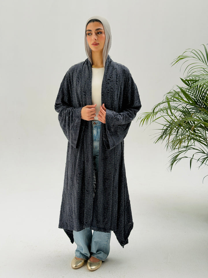 Dimond kimono- blue