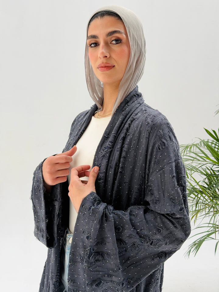 Dimond kimono- blue