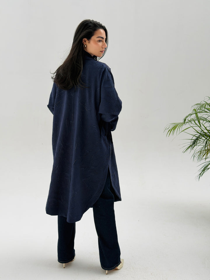 Yalina Long shirt - Dark blue