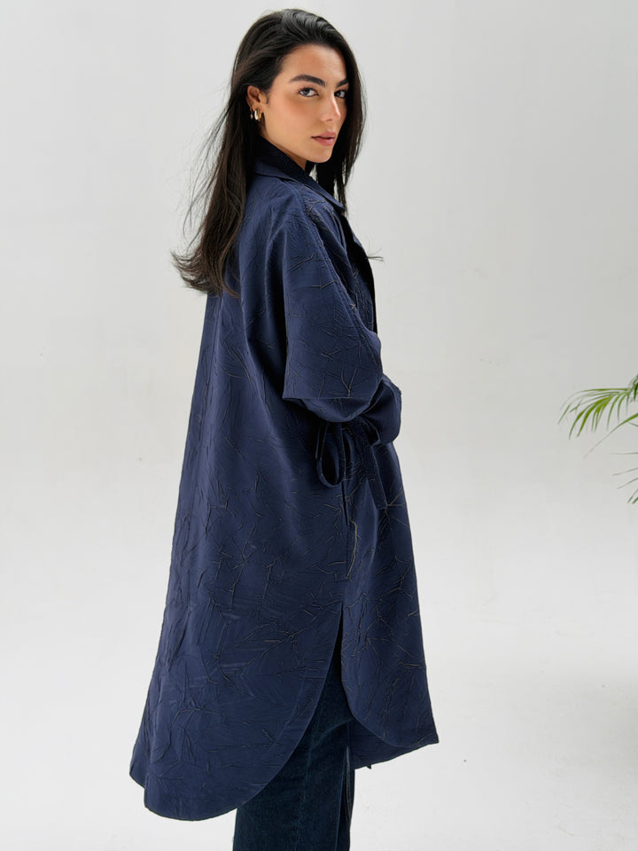 Yalina Long shirt - Dark blue