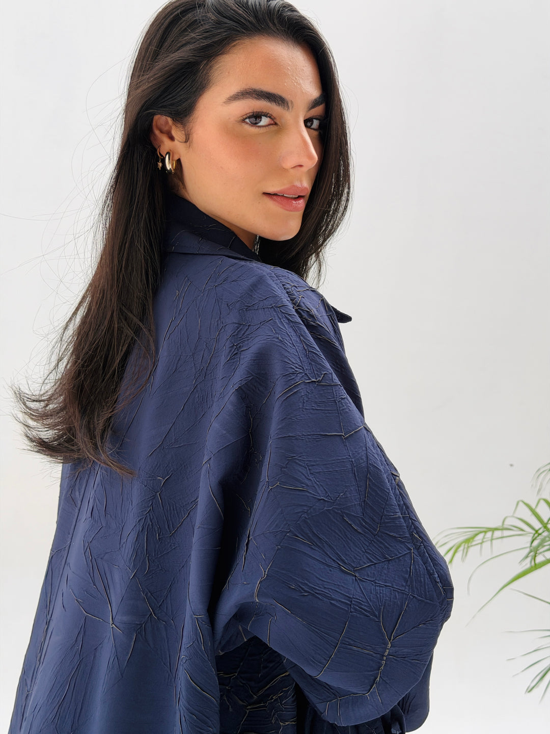 Yalina Long shirt - Dark blue