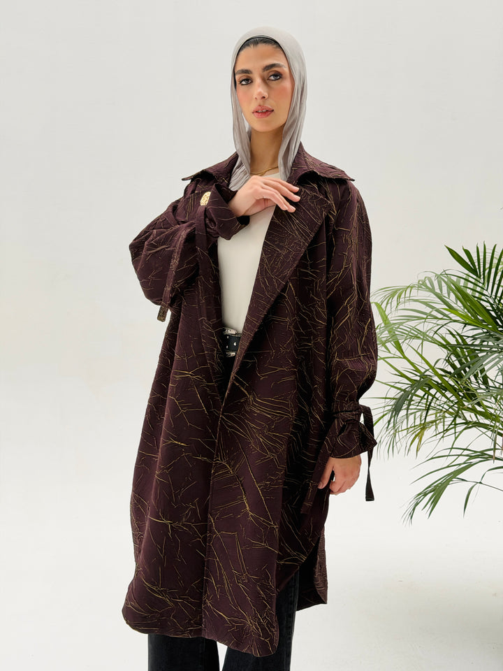 Yalina Long shirt - Burgundy