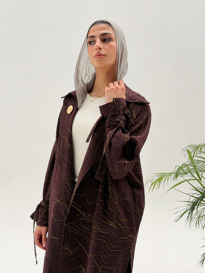 Yalina Long shirt - Burgundy