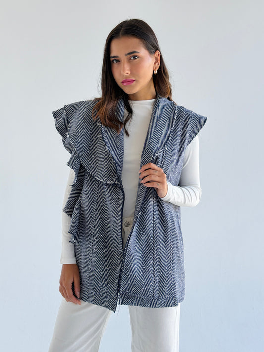 Dimond vest - blue