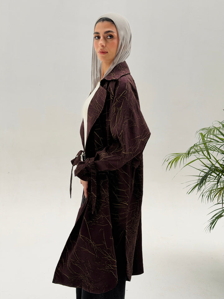 Yalina Long shirt - Burgundy