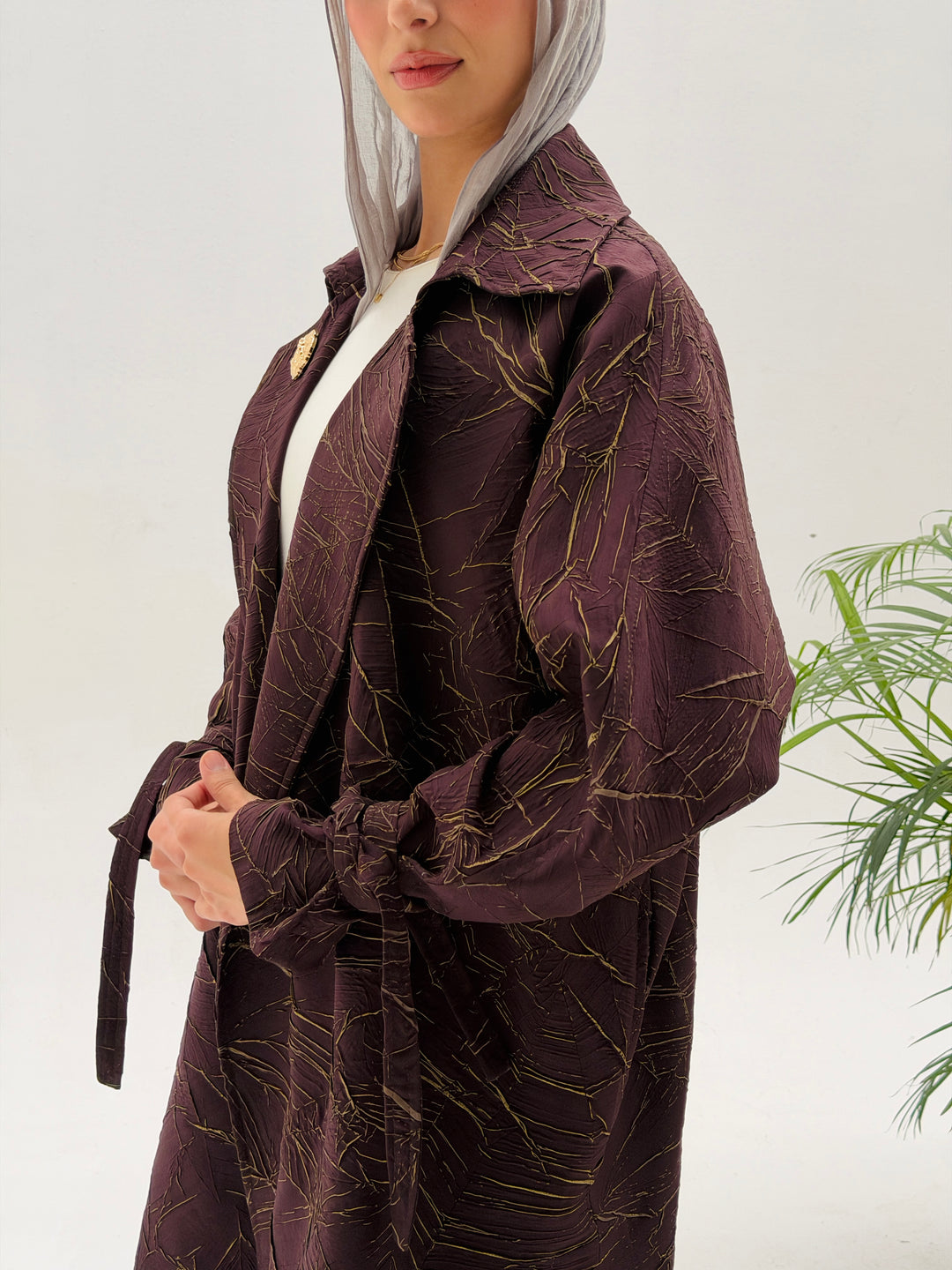 Yalina Long shirt - Burgundy