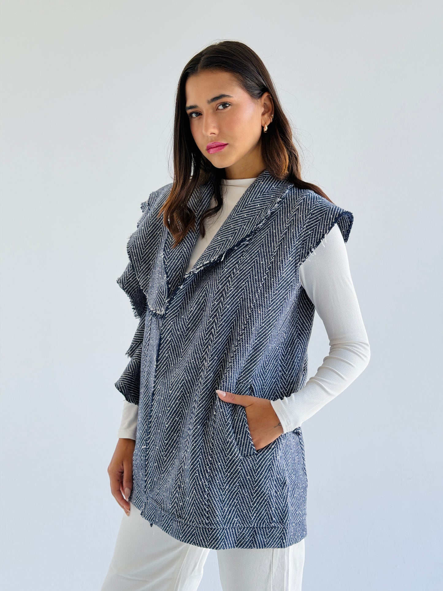 Dimond vest - blue