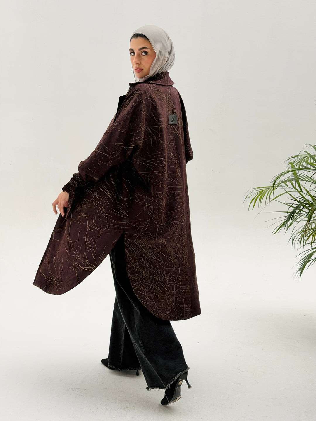 Yalina Long shirt - Burgundy