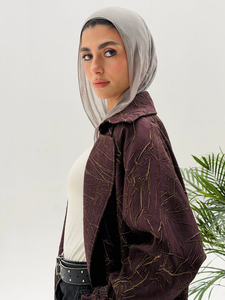 Yalina Long shirt - Burgundy