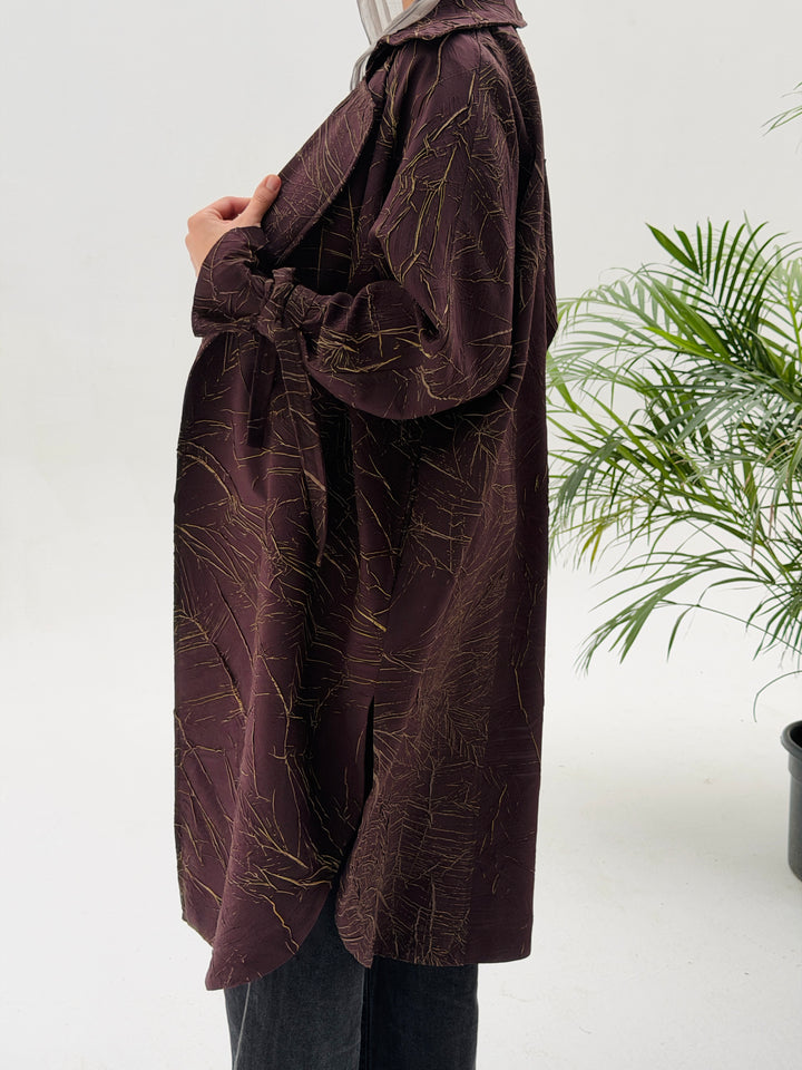 Yalina Long shirt - Burgundy