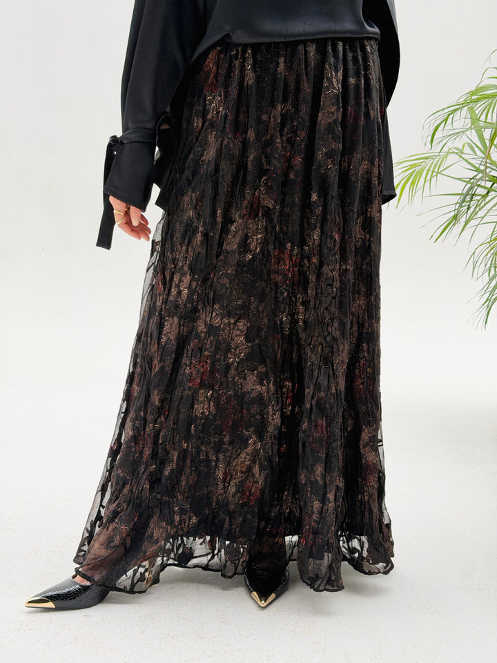 Shinny Chiffon Skirt