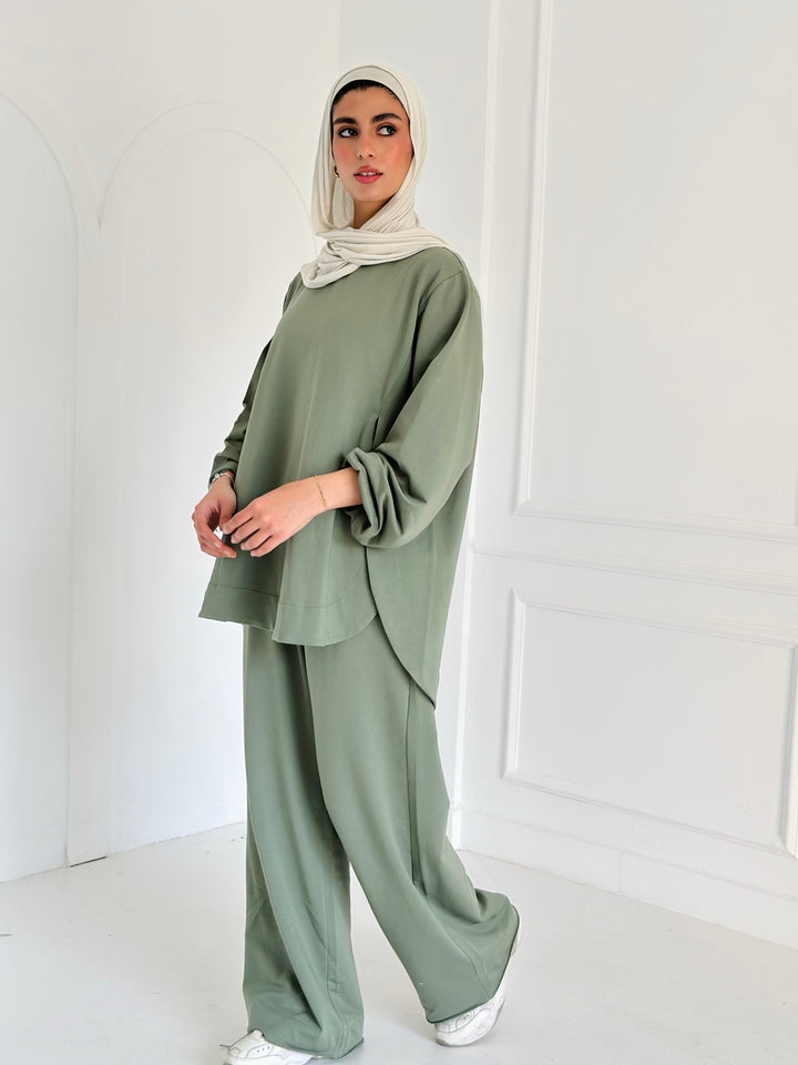 Curved summer set - mint