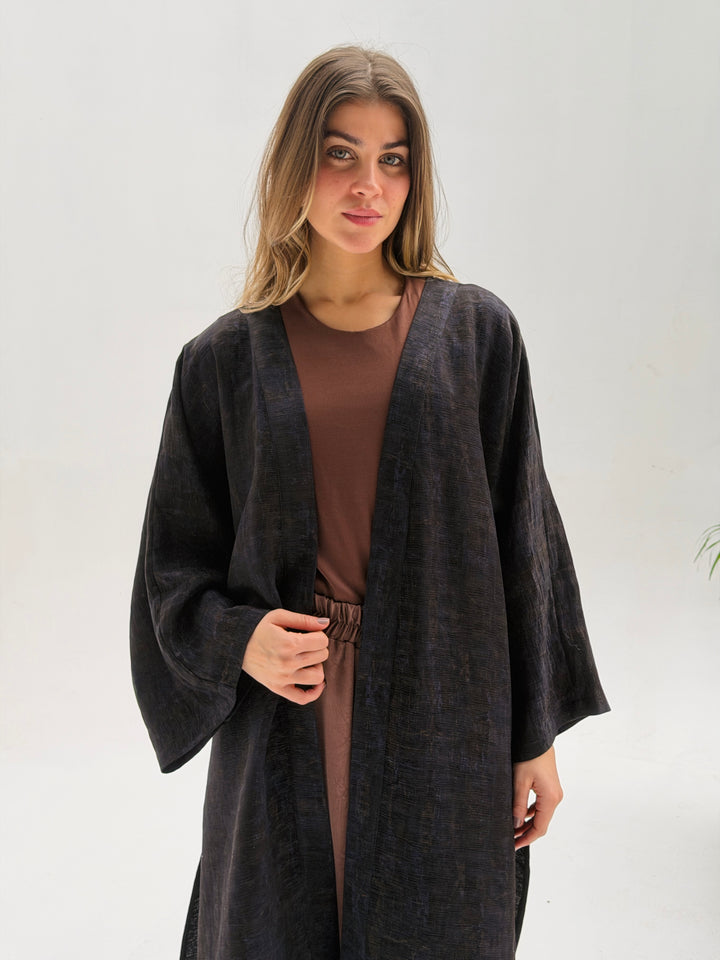 Organza kimono -olive