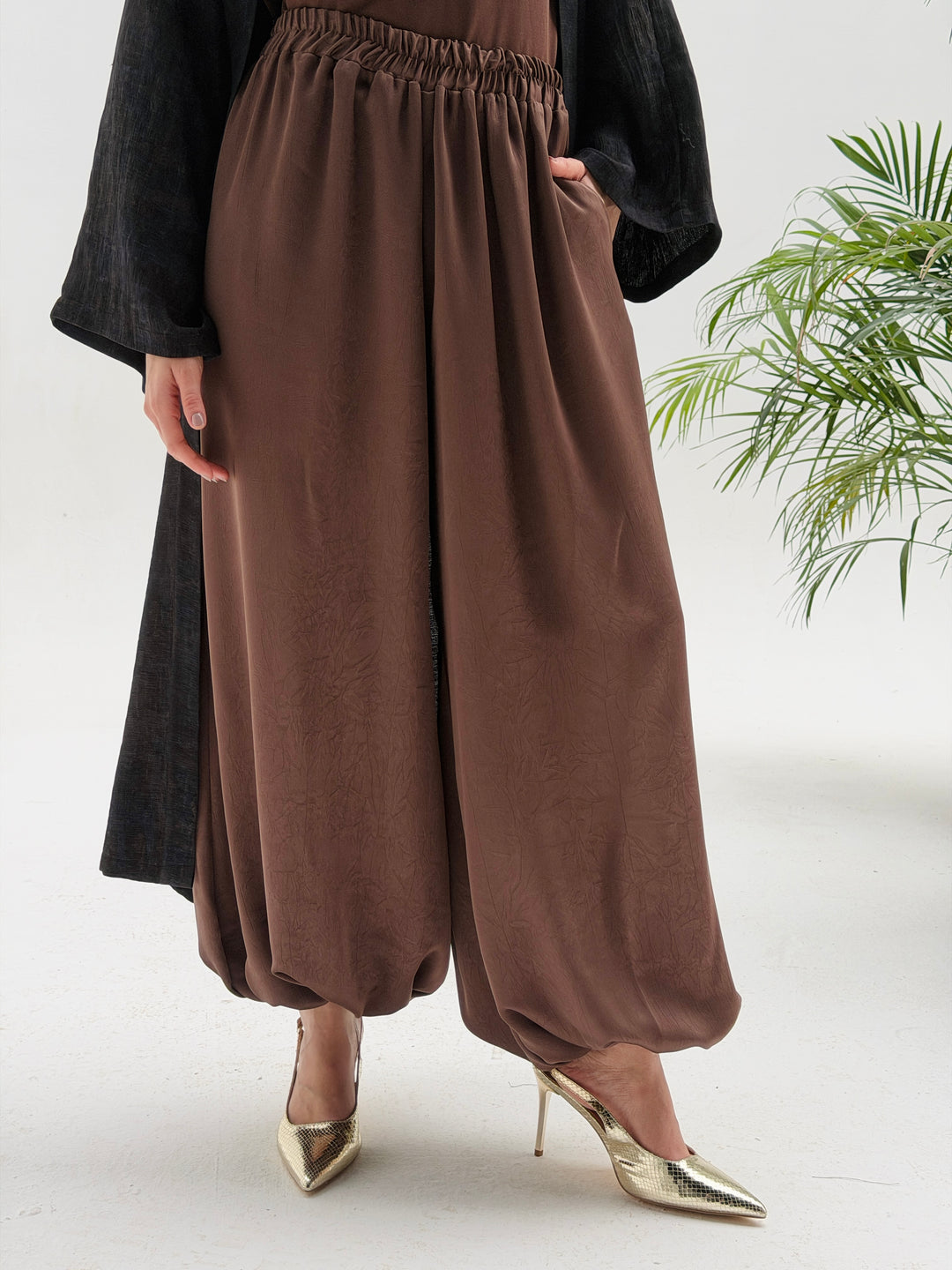 Balloon Pants - Brown