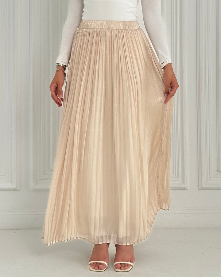 Light beige Chiffon skirt