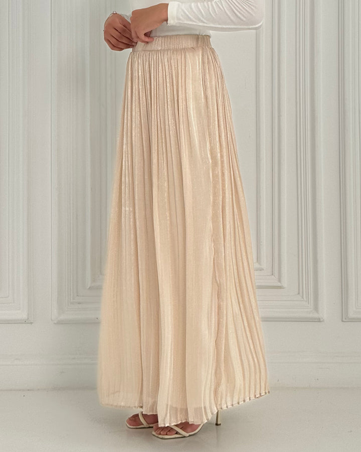 Light beige Chiffon skirt