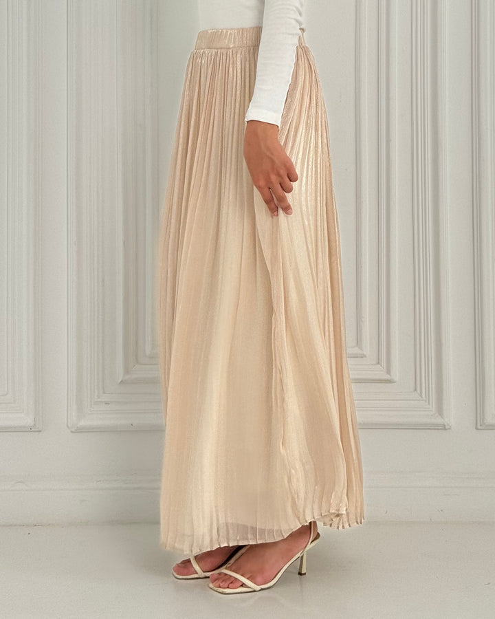 Light beige Chiffon skirt