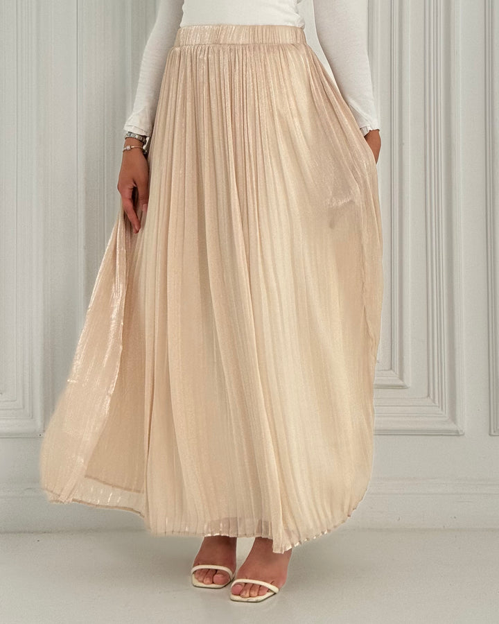 Light beige Chiffon skirt