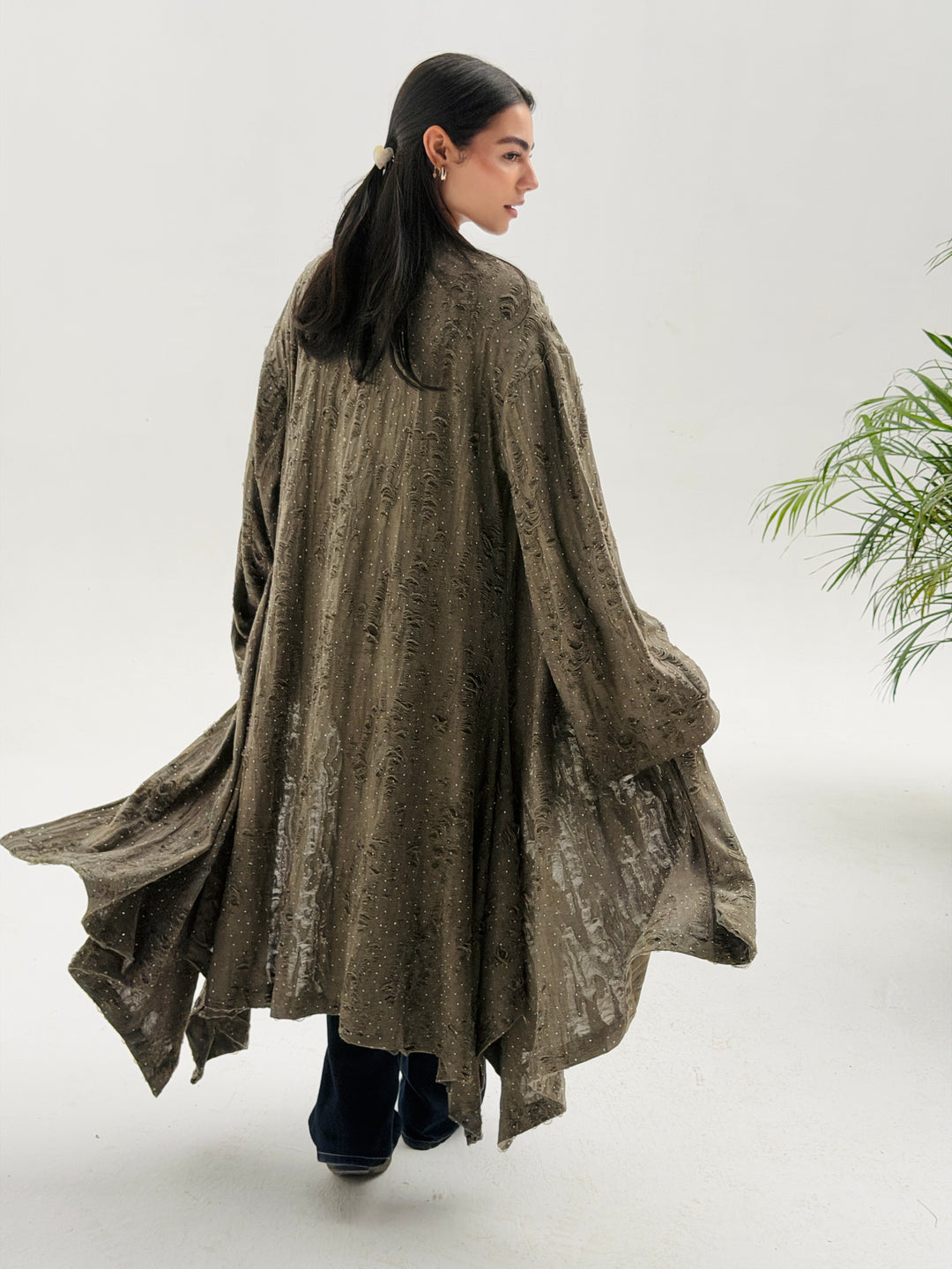 Dimond kimono- Olive
