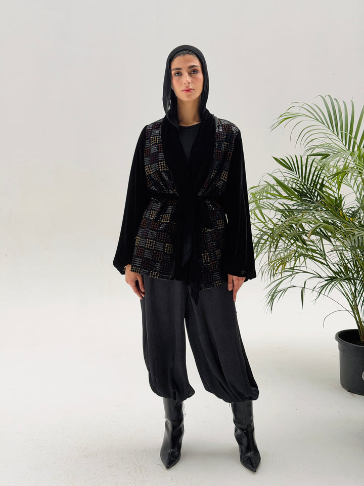 Noor embroidery top -Square