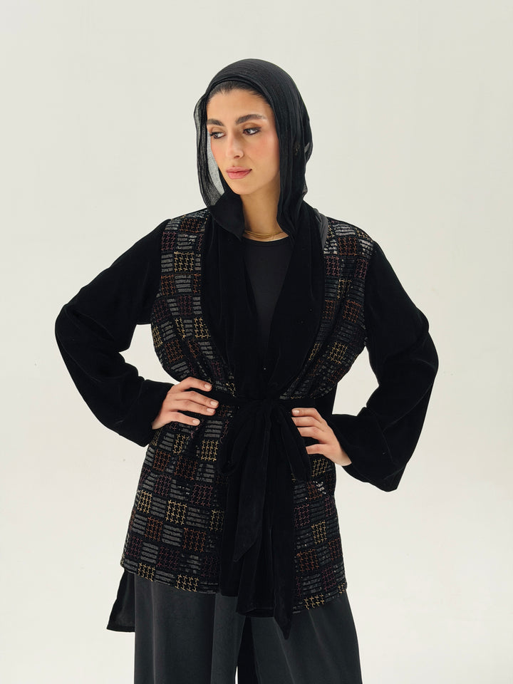 Noor embroidery top -Square