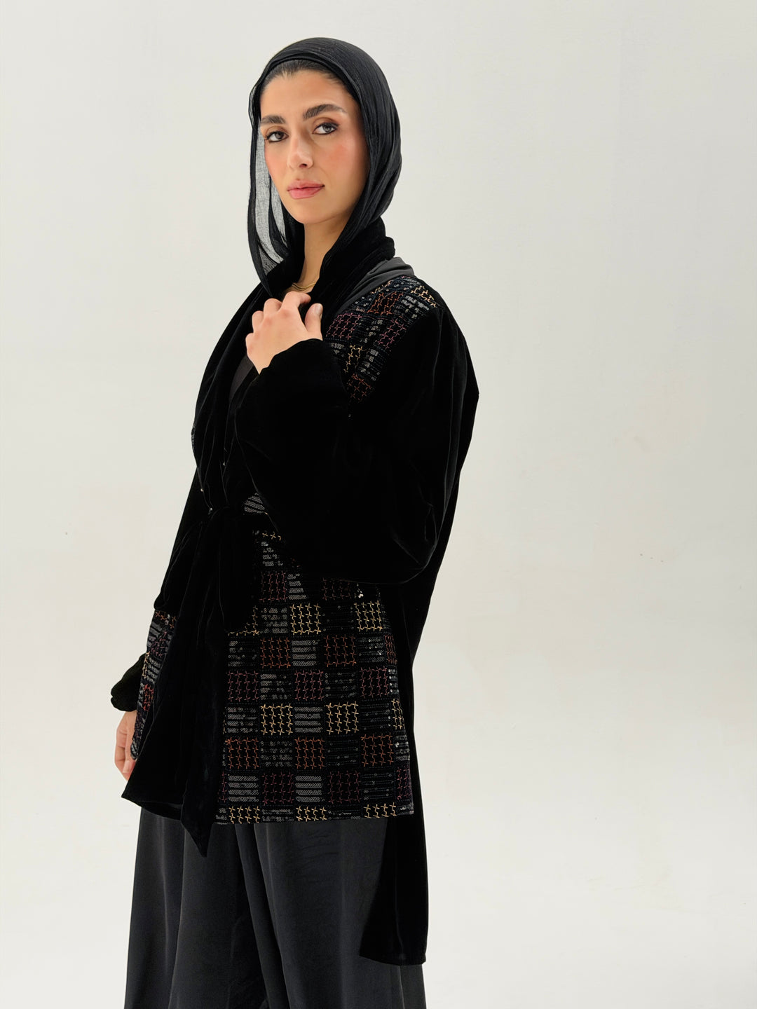 Noor embroidery top -Square